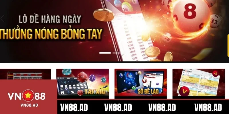 Xổ Số VN88 nổi bật khi cung cấp đa dạng loại hình đặc sắc